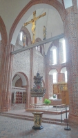 Blick in die Kirche von Løgumkloster.