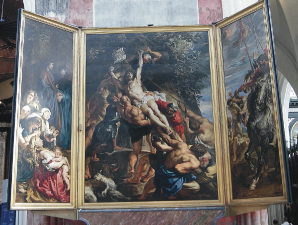 Die Kreuzerhöhung von Rubens ist ein Höhepunkt der Kunstwerke in der Antwerpener Kathedrale. Foto:NG